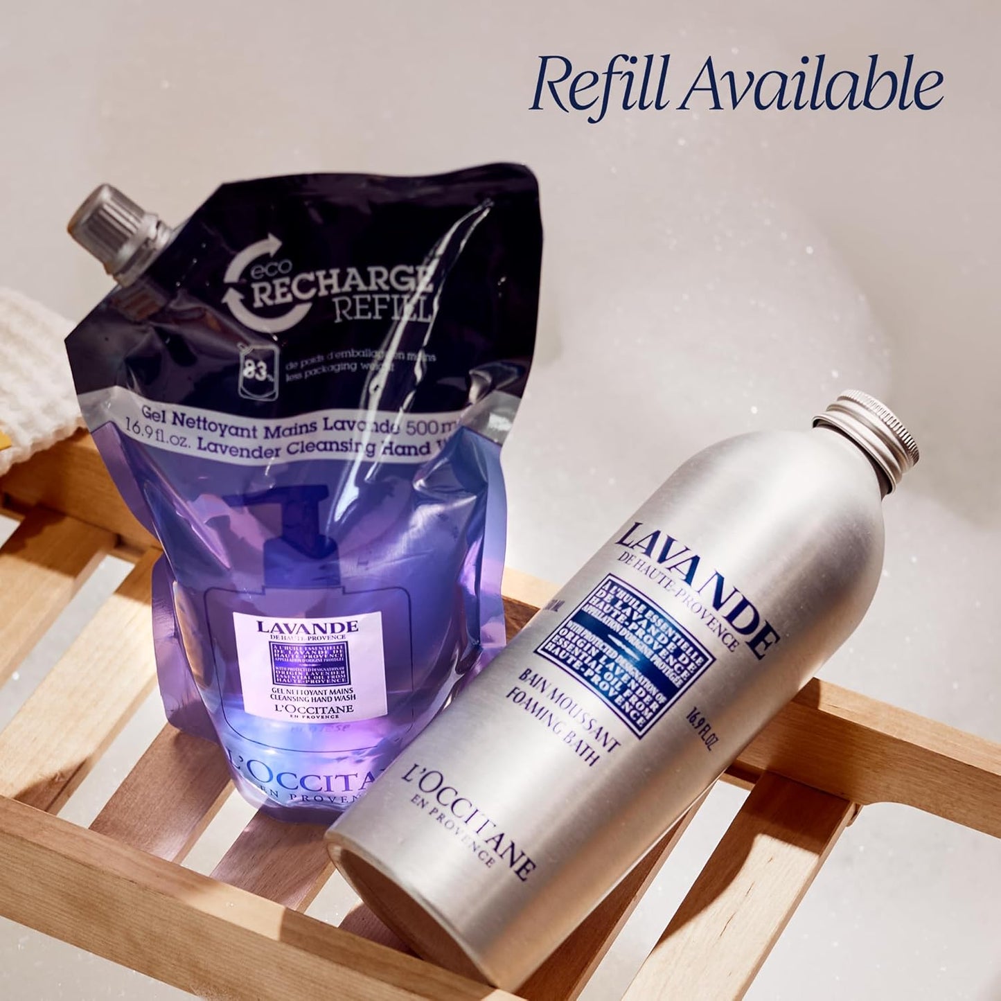 Foaming Bath: Relaxing Lavender, Comforting Shea, Beautifying Almond Milk, Citrusy Verbena, Cleansing Bubble Bath, 16.9 Fl. Oz