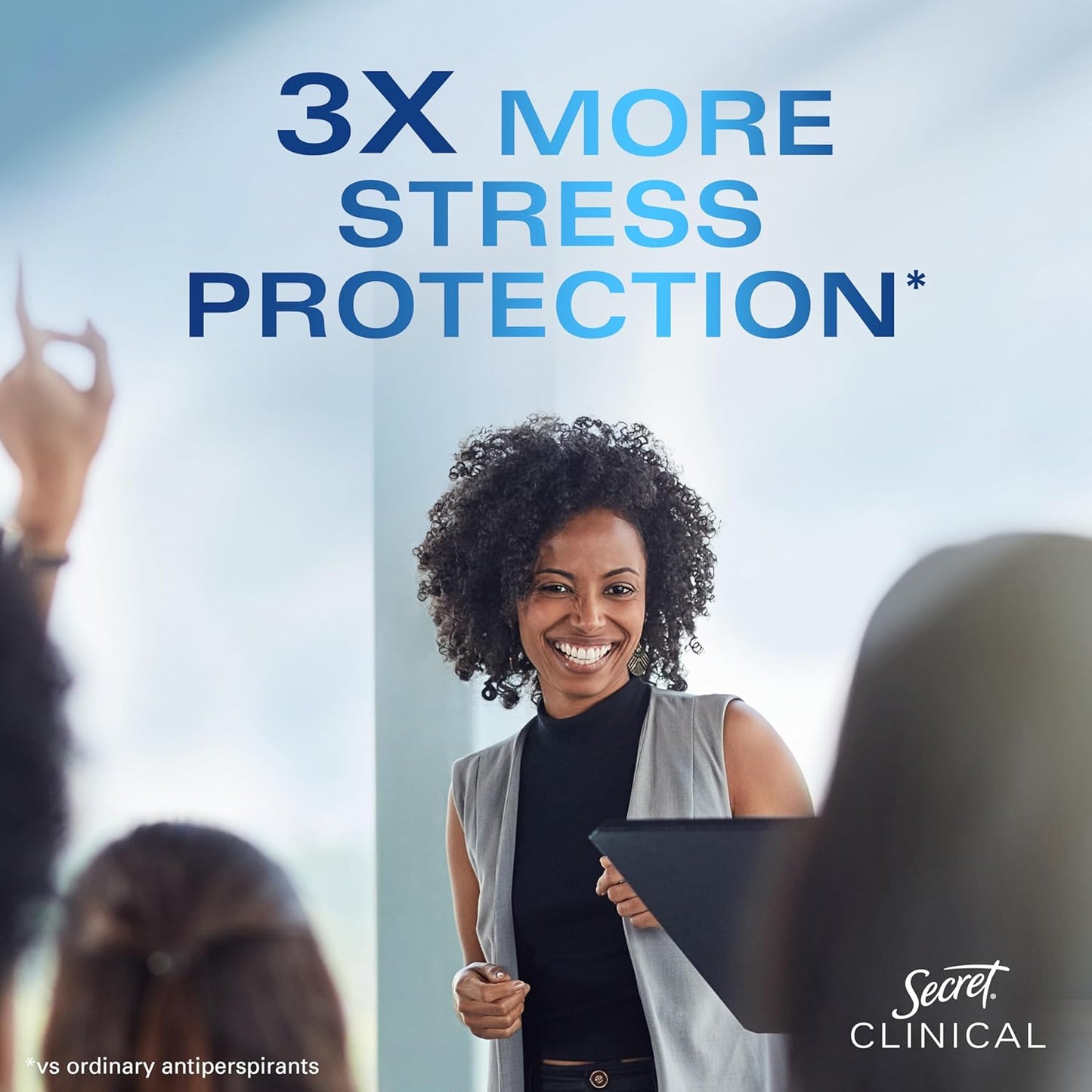 Clinical Strength Antiperspirant Deodorant for Women, 3X Stress Protection, 72Hr Sweat & Odor Protection, PH Balancing Minerals, Invisible Solid, Clean Lavender Scent, 2.6 Oz