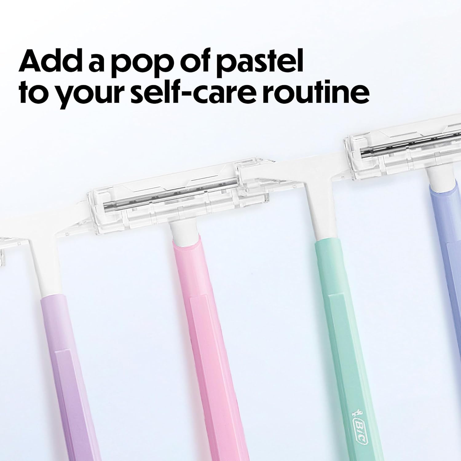Silky Touch Women'S Disposable Razors, with 2 Blades, Pretty Pastel Razor Handles, 40 Count Value Pack of Womens Razors