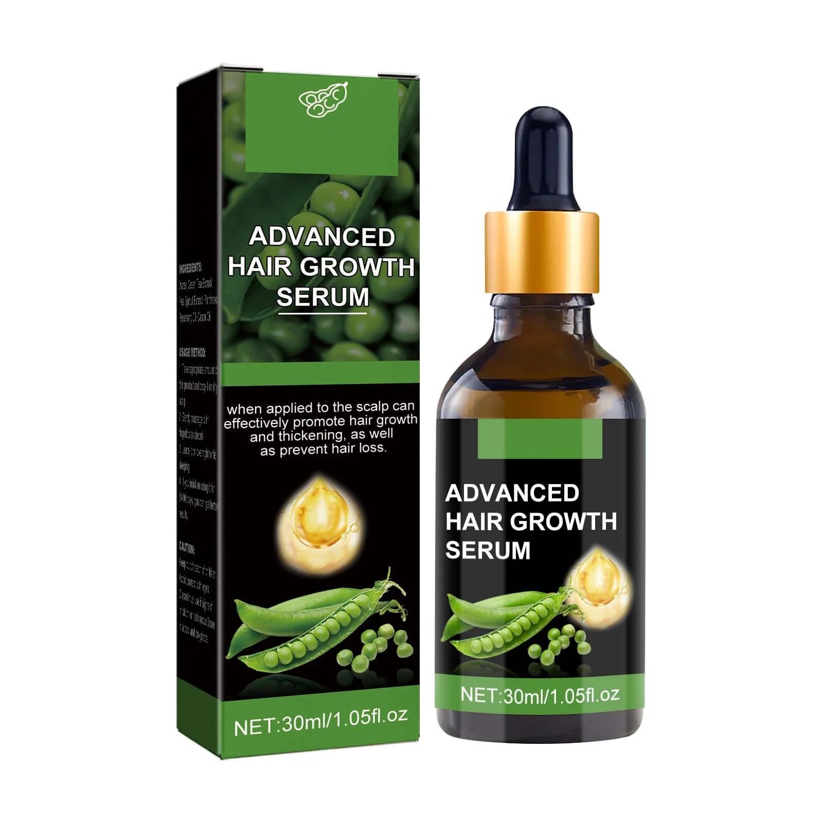 Biotin Hair Growth Serum,Advanced Hair Growth Serum,Hair Growth Serum Promotes Hair Growth, Moisturizes, Strengthens Hair and Nourishes the Scalp for Both Men and Women 30Ml