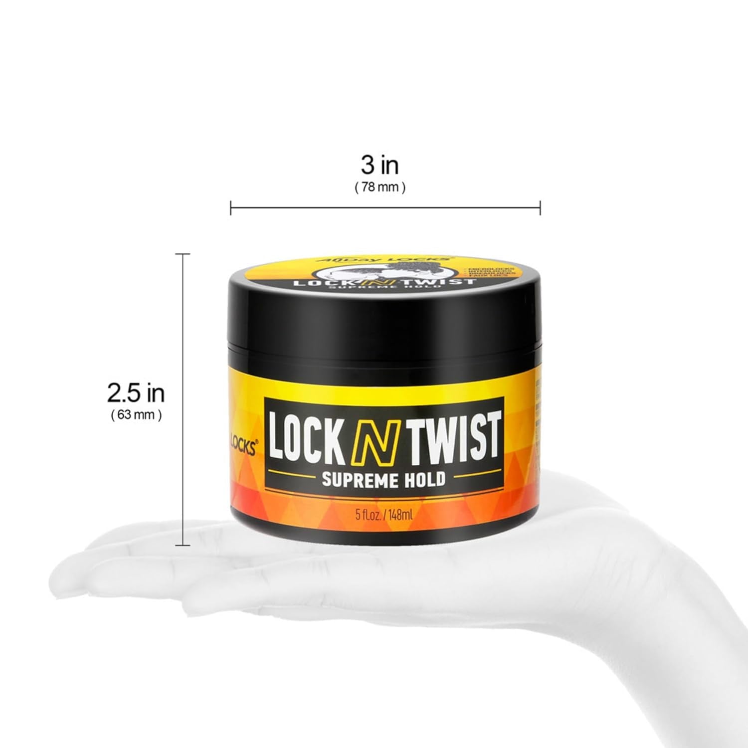Lock N Twist (5 Oz) | Supreme Hold, No Frizz or Flaking | Hydrating, Nourishing Loc Booster | Grape & Avocado-Infused | Lock & Twist Braids, Locks, Twists, Cornrows | 5 Oz