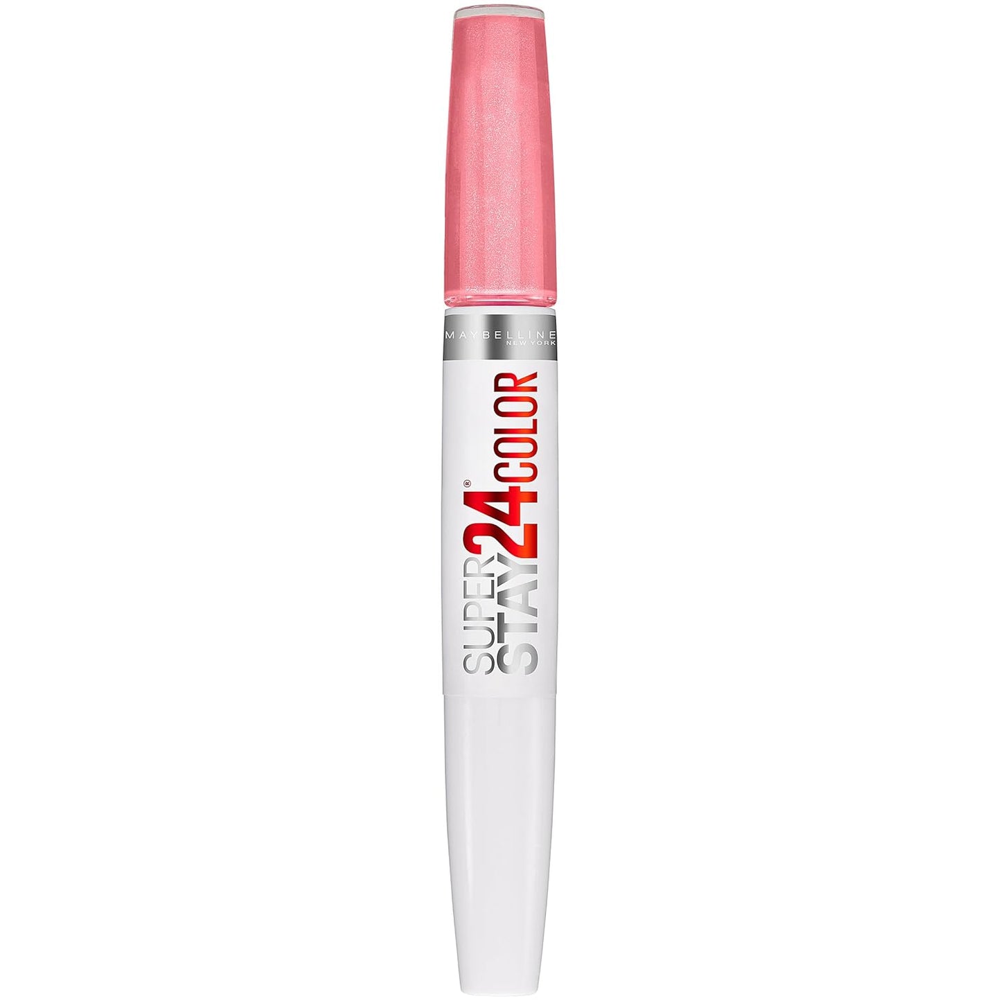 Bundle of Double Sided Eyebrow Eyelash Tweezers -, and Superstay 24 2-Step Liquid Lipstick Makeup, so Pearly Pink, 1 Ki, Pack of 1