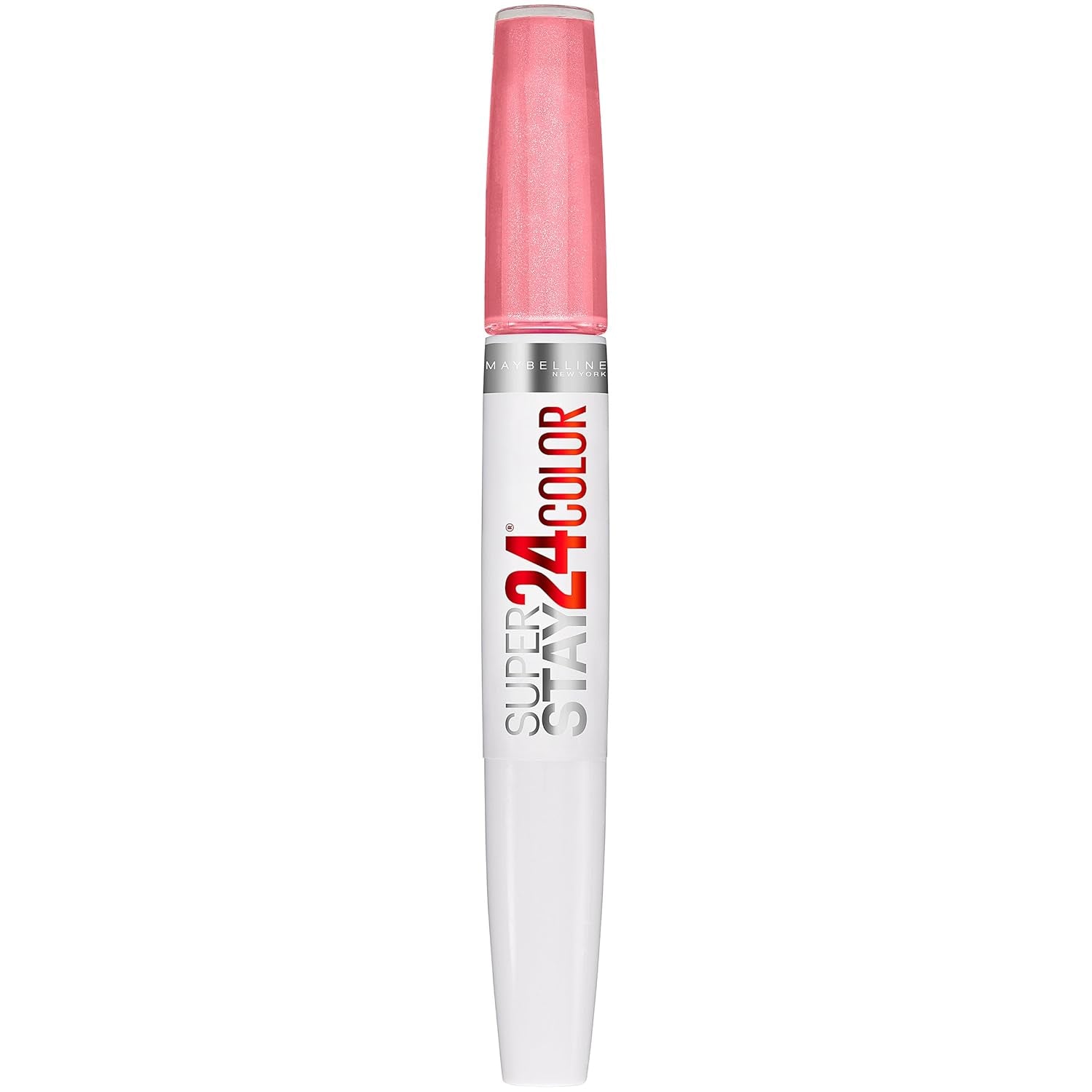 Bundle of Double Sided Eyebrow Eyelash Tweezers -, and Superstay 24 2-Step Liquid Lipstick Makeup, so Pearly Pink, 1 Ki, Pack of 1