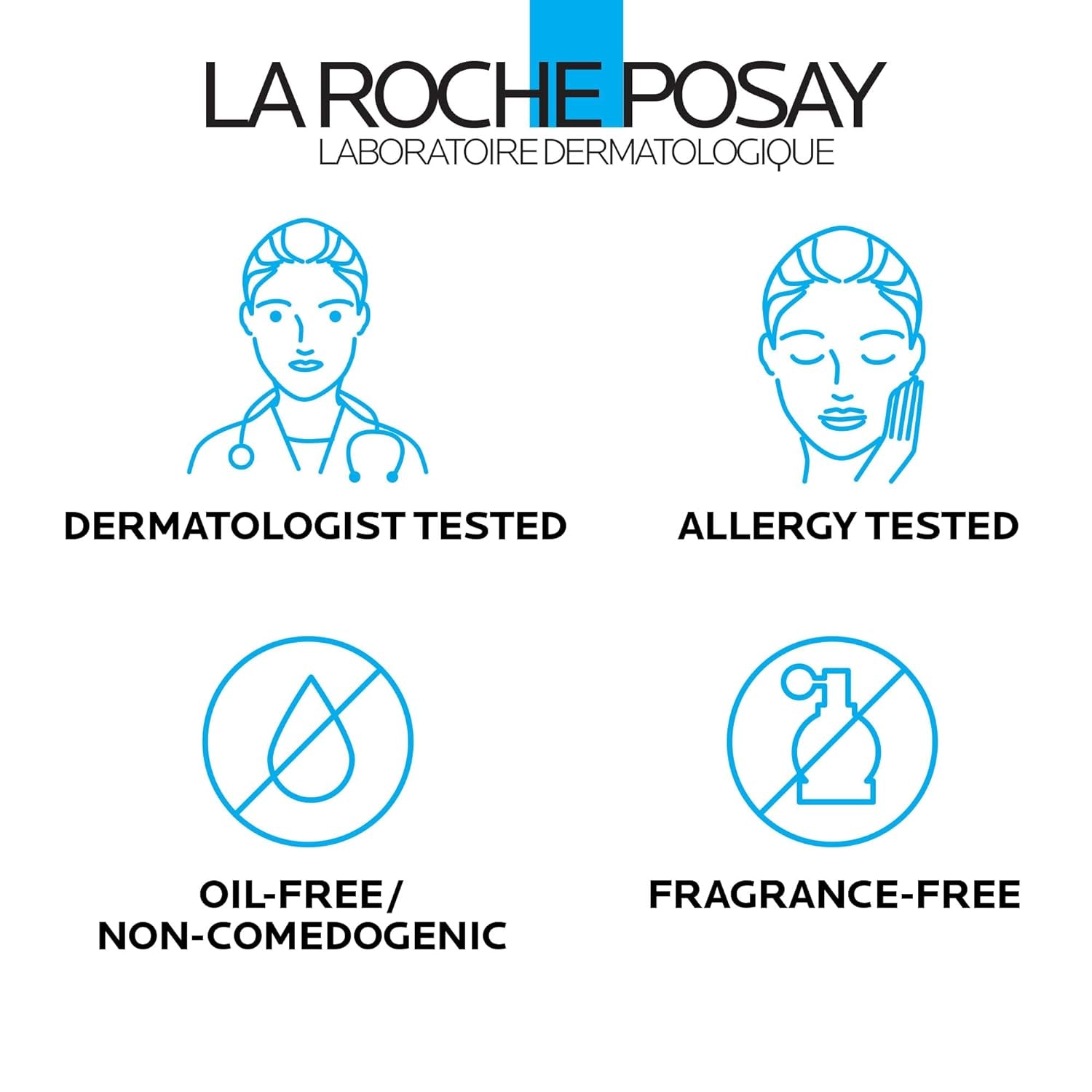 Toleriane Double Repair Face Moisturizer, Daily Moisturizer Face Cream with Ceramide and Niacinamide for All Skin Types, Oil Free, Fragrance Free